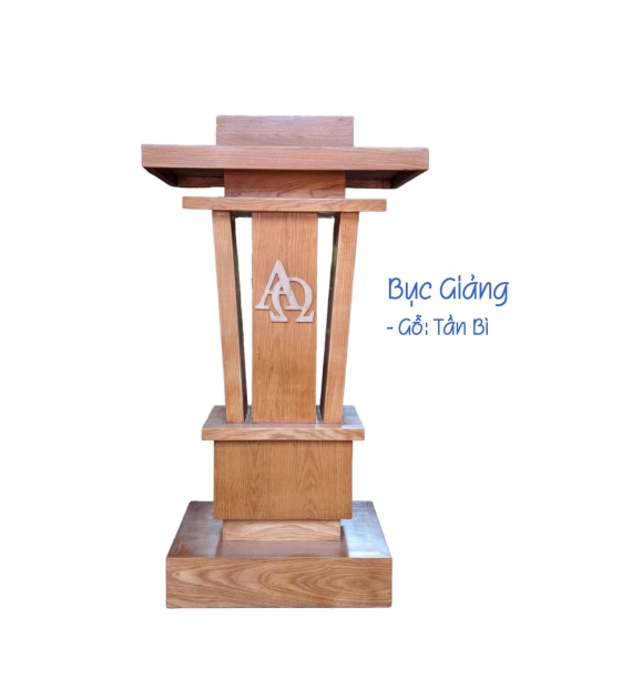 Bục giảng gỗ Tần Bì A